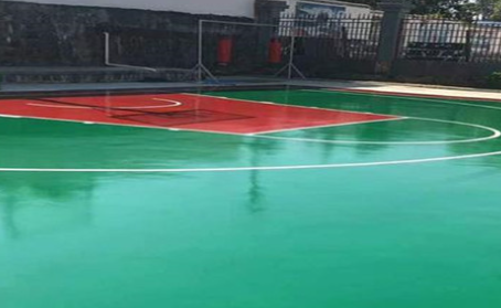 无锡篮球场翻新地面